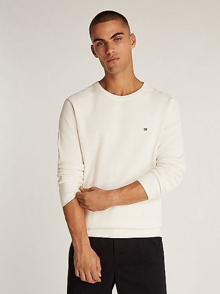 Tommy Hilfiger Rundhalspullover ESSENTIAL STRUCTURE CREW NECK mit Struktur günstig online kaufen