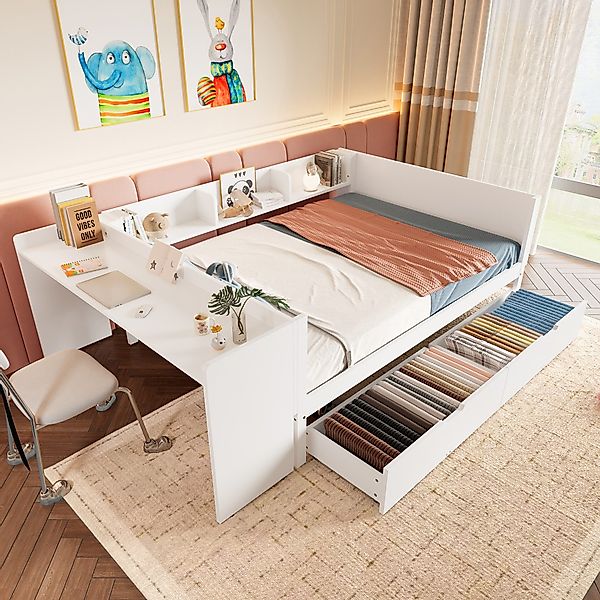 STILVORA Kinderbett 140×200 mit matratze,Schlafsofa Bett günstig online kaufen