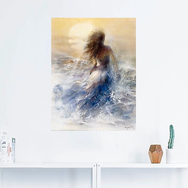 Artland Wandbild "Sommer I", Frau, (1 St.), als Leinwandbild, Poster, Wanda günstig online kaufen