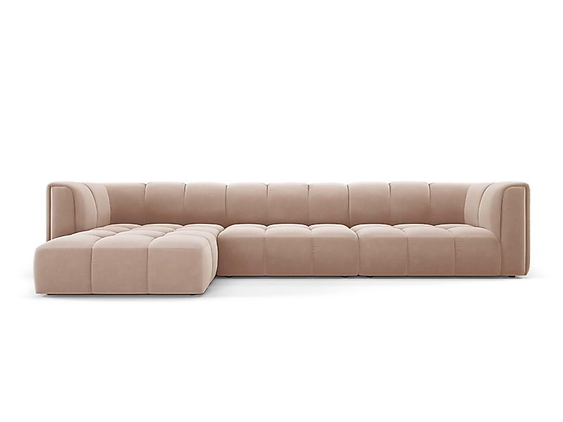 Milo Casa | Ecksofa Francesca Samt links 5-Sitzer günstig online kaufen