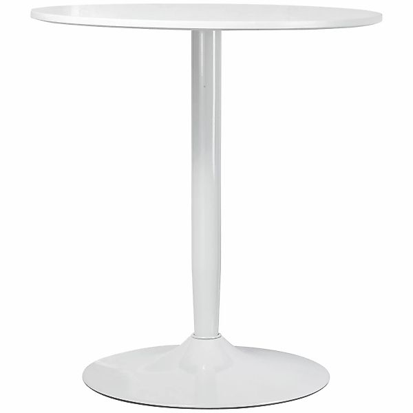 HOMCOM Runder Esstisch Ø70 x 75 cm, moderner Küchentisch für 2 Personen, Sä günstig online kaufen