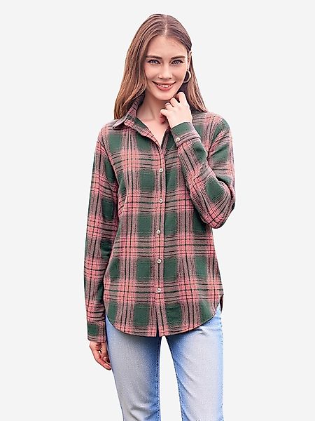 Imily Bela Blusenshirt Damen Lässiges kariertes günstig online kaufen