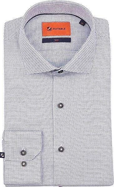Suitable Hemd Druck Grün Hook - Größe 40 günstig online kaufen