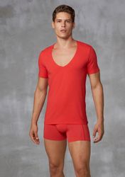 DOREANSE V-Shirt Herren Slim Fit T-Shirt günstig online kaufen