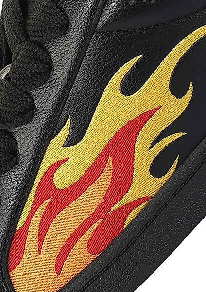Buffalo LIBERTY Sneaker, Freizeitschuh, Halbschuh, Schnürschuh mit Flammen- günstig online kaufen