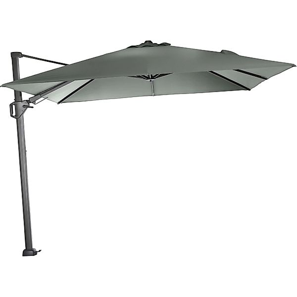 Siena Garden Ampelschirm 300 cmx 300 cm Grün mit Dreh- & Neigungsfunktion günstig online kaufen