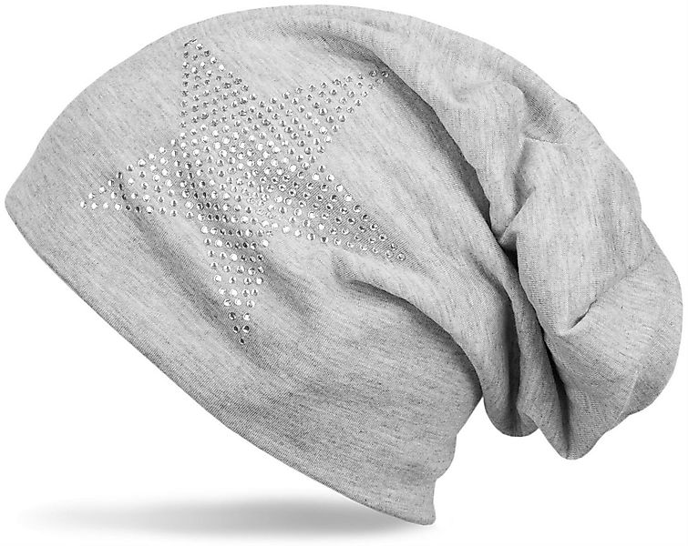 styleBREAKER Beanie Leichte Beanie mit Strass Stern (1-St) günstig online kaufen