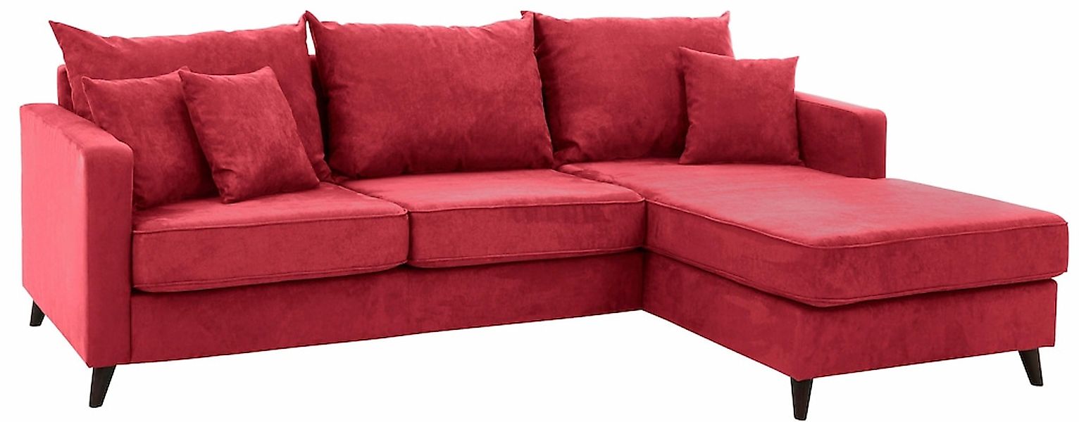 Home affaire Ecksofa "Renesse L-Form", lose Kissen, Keder an Sitzkissen günstig online kaufen