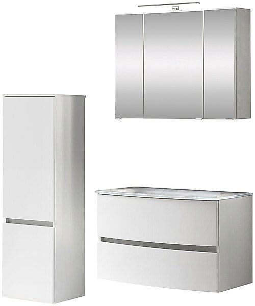 welltime Badezimmer-Set »Kaunas« Set, 3 Stk. tlg. günstig online kaufen