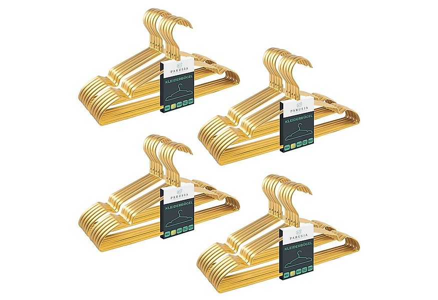 Parusia Kleiderbügel 10/20/40 Parusia Kleiderbügel gold 42x1cm, Metall rost günstig online kaufen
