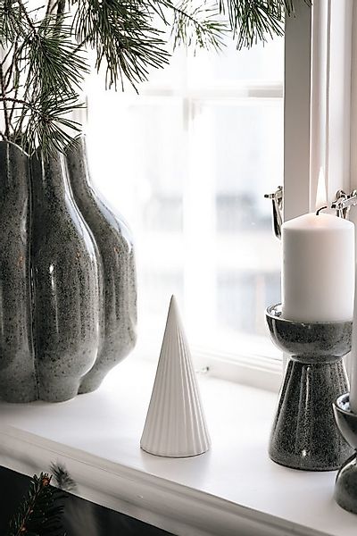 Storefactory Dekobaum Stigamo aus Keramik Weiß Matt, Dekoration für Weihnac günstig online kaufen