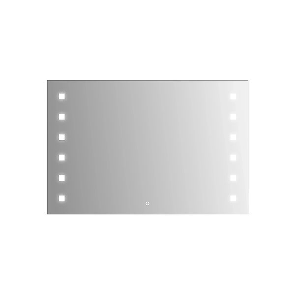 Kristall-Form LED-Leuchtspiegel Capella III 90 cm x 60 cm Rechteckig günstig online kaufen