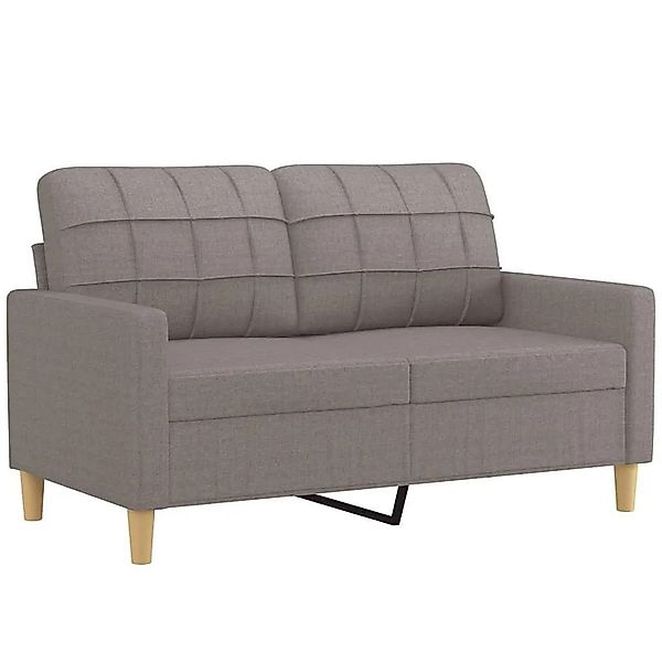 vidaXL 2-Sitzer-Sofa Taupe 120 cm Stoff 359090 günstig online kaufen