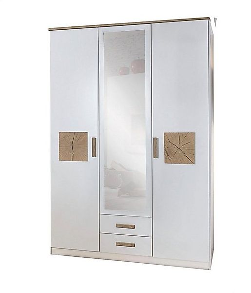 Wimex Drehtürenschrank Kärnten (mit Holztüren, Spiegeltür, Schubladen, Einl günstig online kaufen