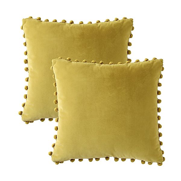 GarveeMore Kissenbezug Kissenbezüge mit Baumwollbällen/Quasten, 2er-Pack, günstig online kaufen