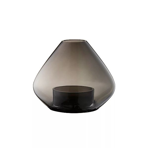 AYTM - Uno Windlicht/Vase Ø 14,5cm - schwarz/H 11,5cm x Ø 14,5cm günstig online kaufen