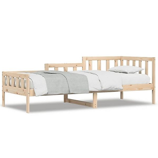 vidaXL Bett, Tagesbett 90x190 cm Massivholz Kiefer günstig online kaufen
