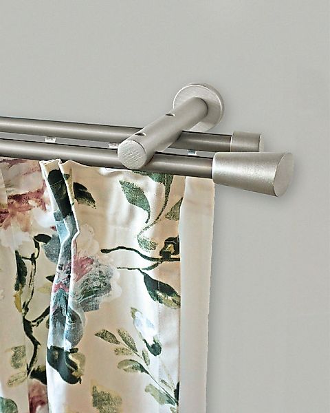 GARESA Gardinenstange »MOLIS« Ø 20 mm 2 läufig-läufig Wunschmaßlänge Vorhan günstig online kaufen