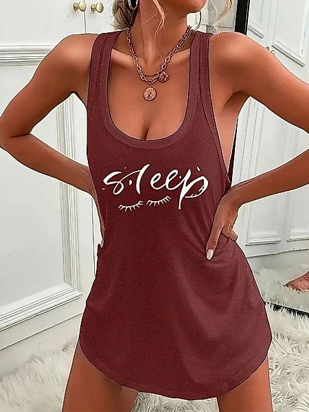 Elegant Love Nachthemd Ärmelloses Damen-Schlafkleid im Tanktop-Stil – beque günstig online kaufen