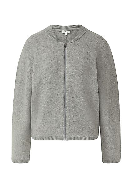 s.Oliver Strickjacke Strickjacke GREY/BLACK günstig online kaufen