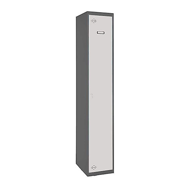 PROREGAL Spind AMEGO HxBxT 180 x 30 x 50 cm 1 Abteil Grundmodul Anthrazit-W günstig online kaufen