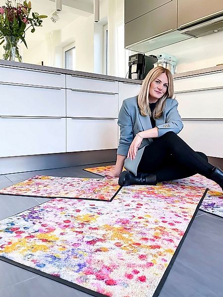 wash+dry by Kleen-Tex Fußmatte Wild Summer, rechteckig, Höhe: 7 mm günstig online kaufen