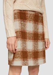 s.Oliver Minirock Kurzer Bouclé-Rock mit Musterung günstig online kaufen