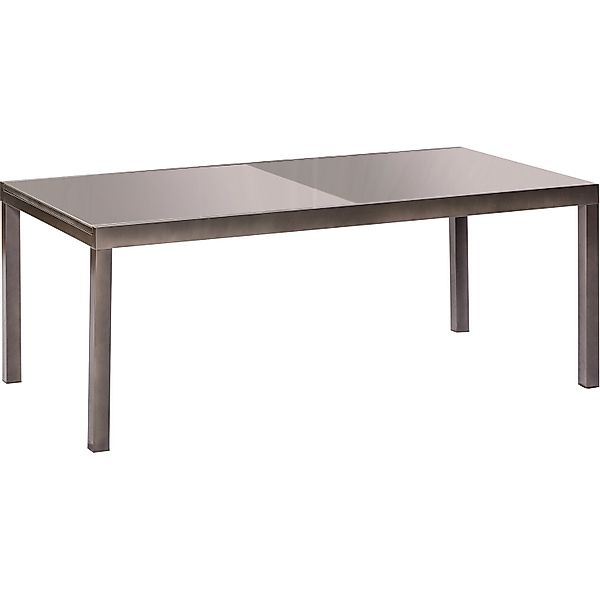 Merxx Gartentisch Rechteckig ausziehbar Grau 300 cm x 110 cm günstig online kaufen