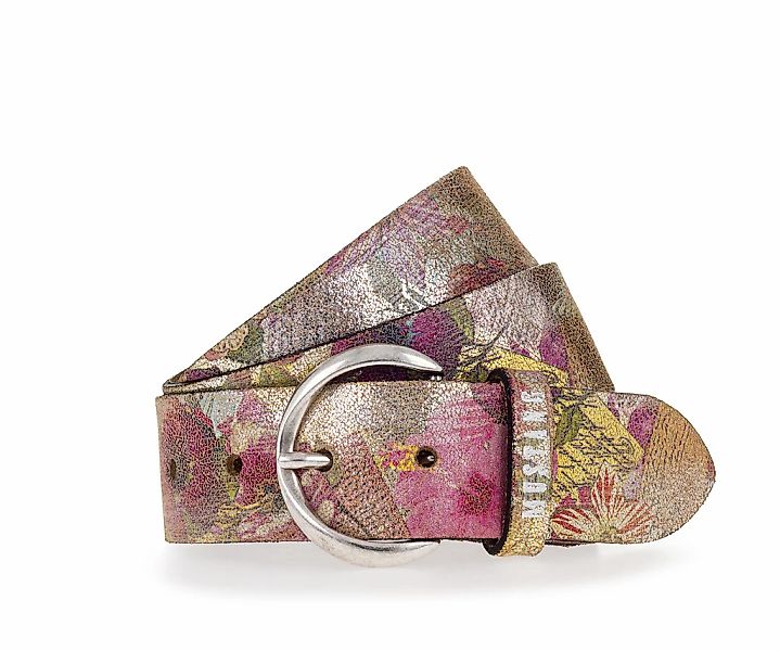MUSTANG Ledergürtel, Florales oder Animal-Design, 4 cm breit günstig online kaufen