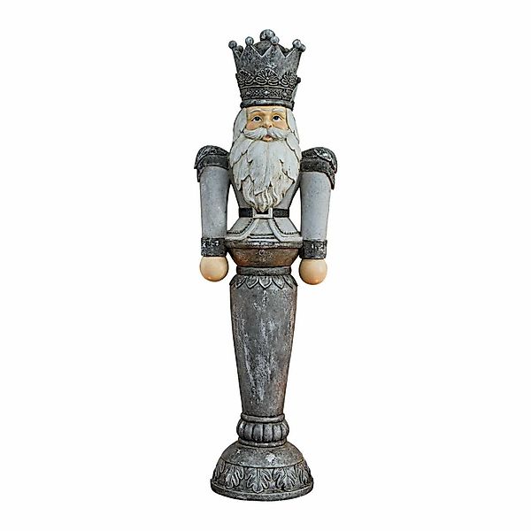 Mirabeau Weihnachtsfigur Deko-Figur Carter antikgrau günstig online kaufen