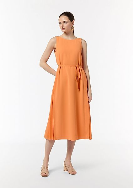 comma Midikleid Kleid Ärmelloses Midikleid aus günstig online kaufen