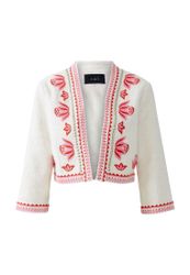 Oui Strickjacke Bolero Jacke mit wertiger günstig online kaufen