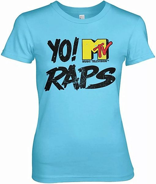 YO! RAPS MTV T-Shirt Distressed Logo Girly Tee günstig online kaufen