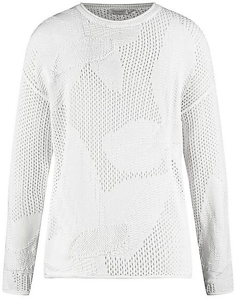 GERRY WEBER Rundhalspullover Softer Pullover in Ajourstrick günstig online kaufen