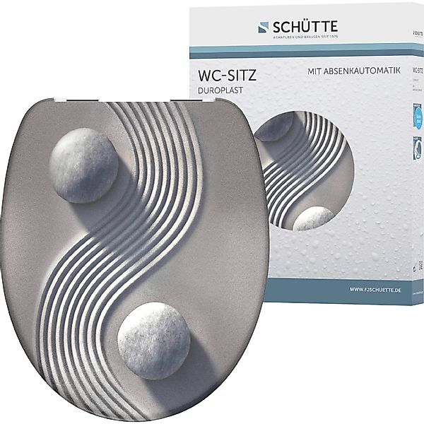 Schütte WC-Sitz Yin&Yang, bruchsicher und kratzfest, Absenkautomatik, Stand günstig online kaufen