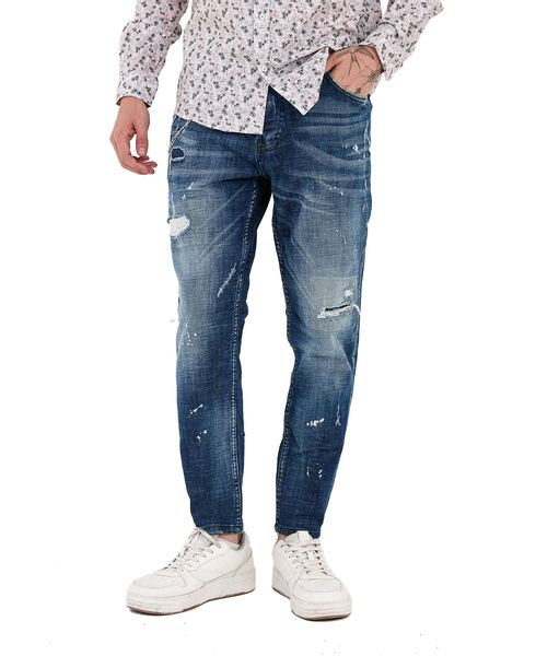 Denim Distriqt Skinny-fit-Jeans Destroyed Herren Jeans günstig online kaufen