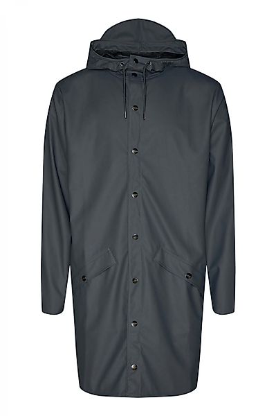 Rains Regenjacke Long Jacket Slate M günstig online kaufen