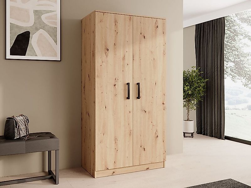 Beautysofa Kleiderschrank TREND 2-türig mit Selbsteinzug, Kleiderstange und günstig online kaufen