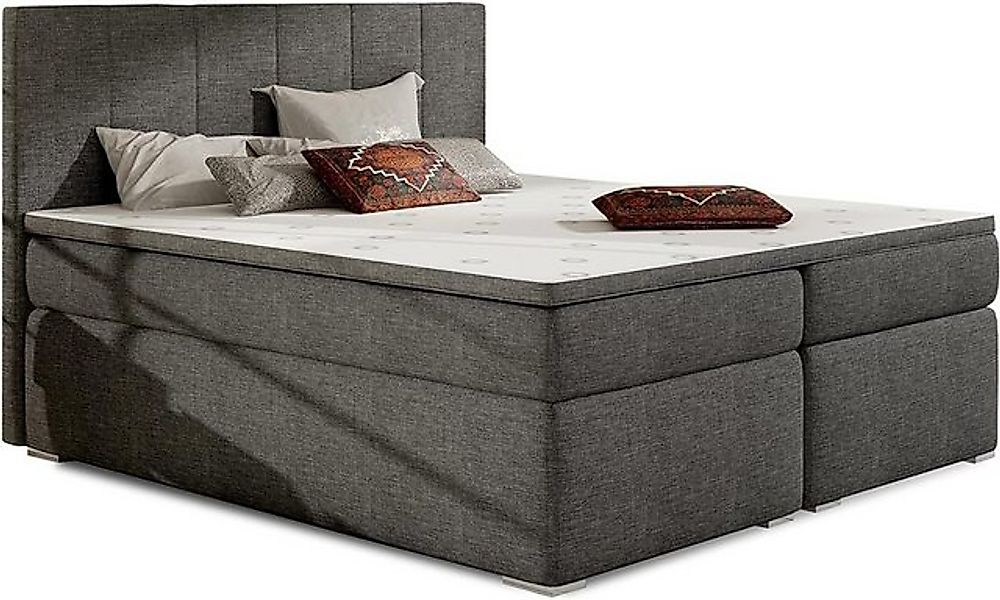 Best for Home Boxspringbett Bolero mit Bettkasten Bonellfederkern inkl. 4 c günstig online kaufen