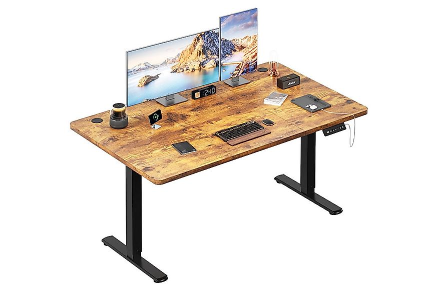 HOMALL Schreibtisch Höhenverstellbarer mit Gedächtnissteuerung, 110/120/140 günstig online kaufen