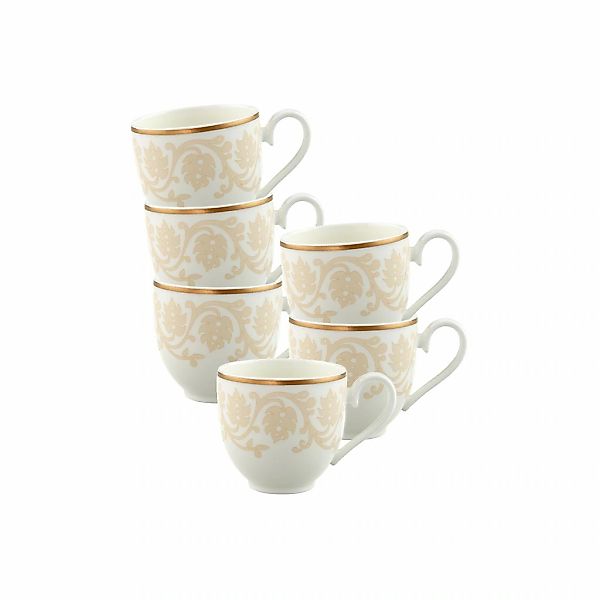 Villeroy & Boch Espressotasse "Espressoobertassen Ivoire 70 ml 6er Set weiß günstig online kaufen