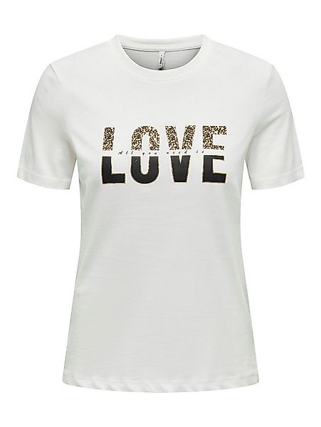 ONLY Kurzarmshirt ONLTANYA LIFE REG S/S LEO PRINT TOP JRS günstig online kaufen