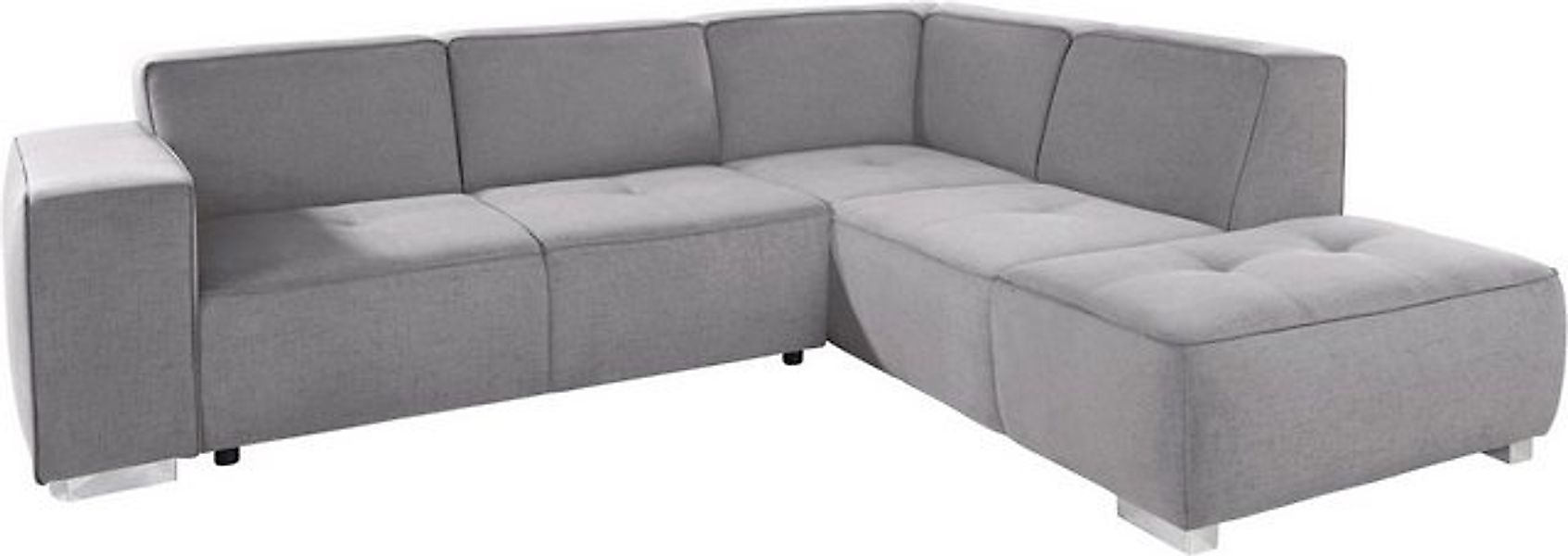 INOSIGN Ecksofa "Sapporo L-Form", wahlweise Bettfunktion oder Sitztiefenver günstig online kaufen