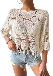 Lovolotti Strandtop Strand Oberteil Bluse Damen günstig online kaufen