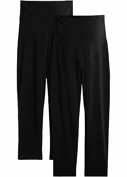 bonprix Umstandsleggings "Umstands-Leggings in Capri-Länge (2er Pack)" Legg günstig online kaufen
