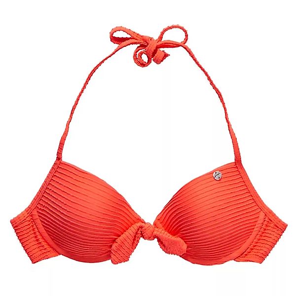 Superdry Santa Monica Cup Bikini Oberteil XL Fluro Coral günstig online kaufen