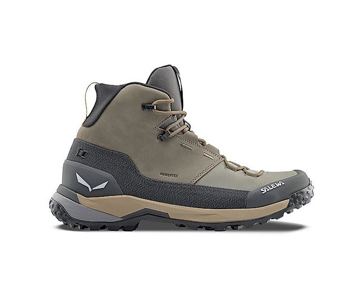 Salewa Puez Leather Mid Powertex (Trekking, Nubukleder, wasserdicht) bunge günstig online kaufen