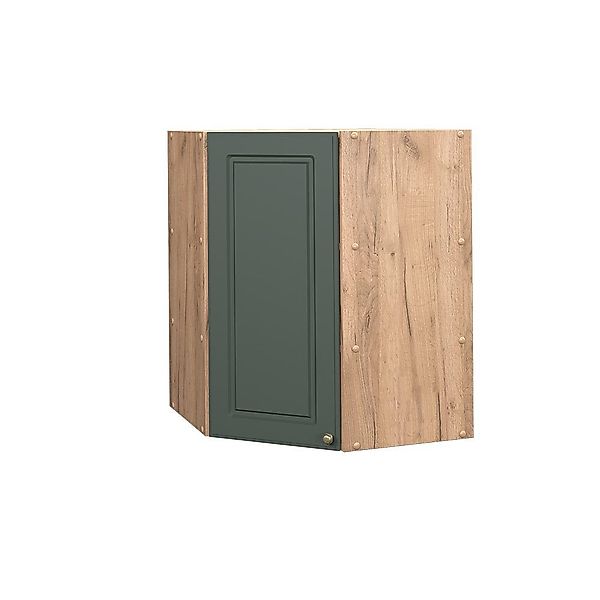Vicco Eckhängeschrank Fame-Line, Grün-Gold Landhaus/Goldkraft Eiche, günstig online kaufen