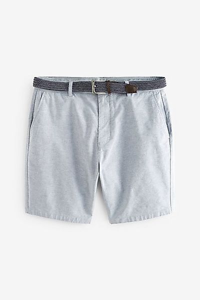 Next Chinoshorts Oxford-Shorts mit Gürtel (1-tlg) günstig online kaufen