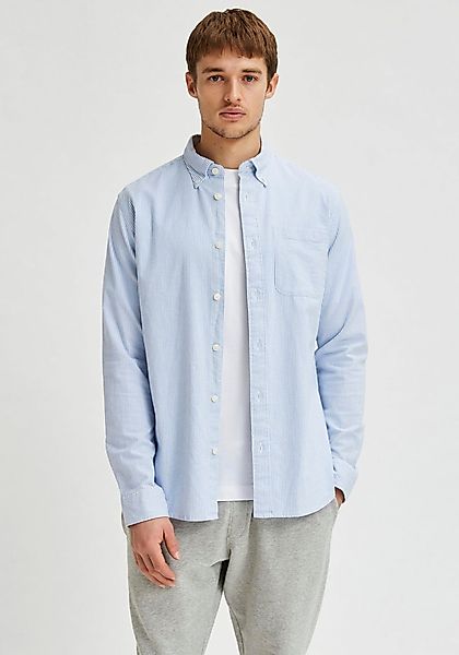 Selected Langarmhemd SLHREGRICK-OX SHIRT LS NOOS günstig online kaufen